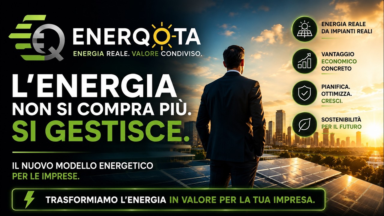 Film sul modello EnerQuota per l'energia delle imprese